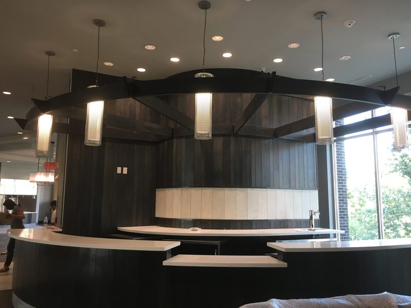 Commercial bar installation