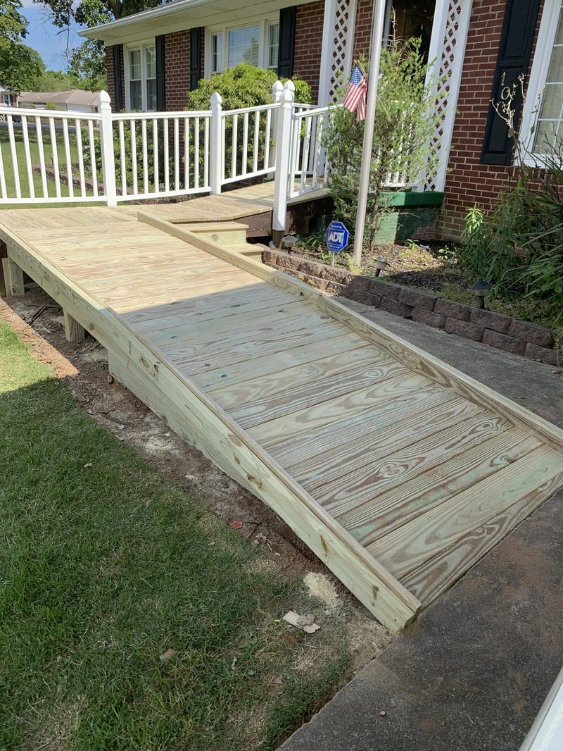Handicap accessible ramp